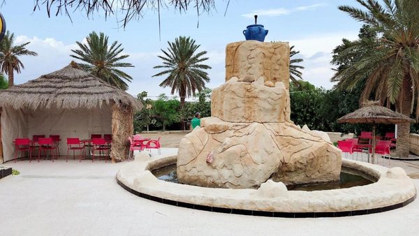 La fontaine du jardin